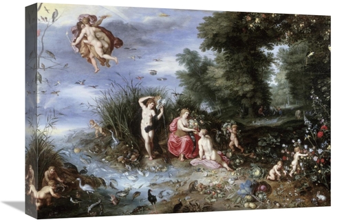 Global Gallery GCS-276913-22-142 22 in. Allegory of the Elements Art P