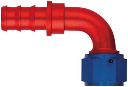 AEROQUIP FCM1532 -6 An 90 Degree Straight Socketless Fitting- Red And 