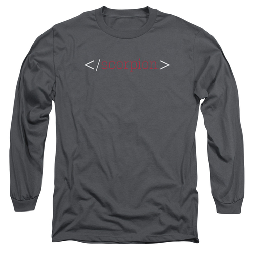 Trevco CBS1667-AL-2 Scorpion & Logo Long Sleeve Adult Cotton 18-1 T-Sh