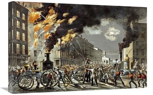 Global Gallery GCS-266135-30-142 30 in. The Life of a Fireman Art Prin