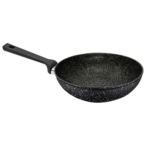 Wok Pan San Ignacio Black Aluminium black Toughened aluminium (Ø 28