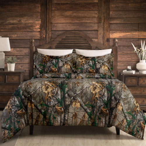 VISI-ONE - Realtree - Xtra Camouflage - Dark Brown Comforter Set