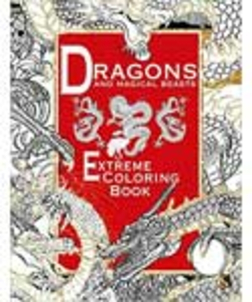 Dragons & Magical Beasts Extreme coloring book