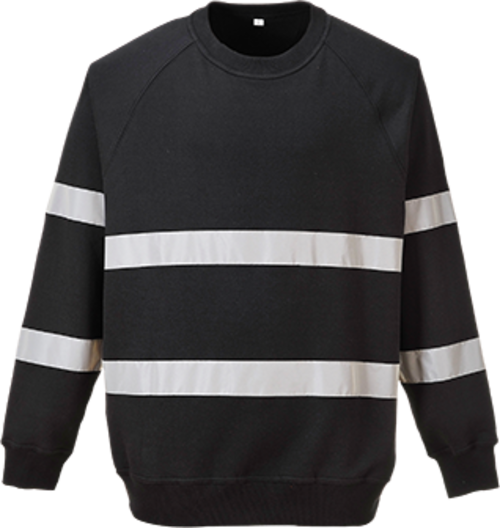 Portwest B307BKR6XL Iona Sweater, Black - 6XL, Regular