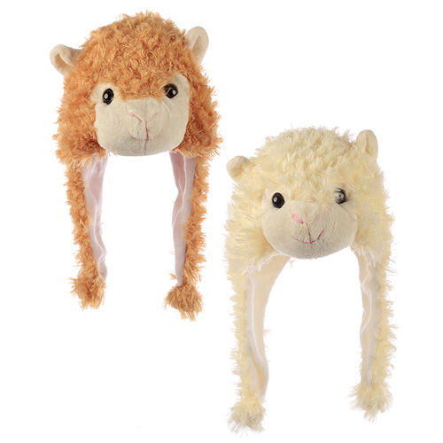 Fun Plush Llama Hat (One Size)