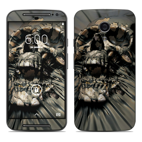 DecalGirl MMG2-SKULLWRAP Motorola Moto G Second Gen Skin - Skull Wrap