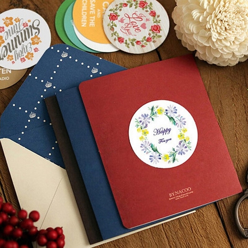 38Pcs Cartoon Paper Stickers Diary Stickers