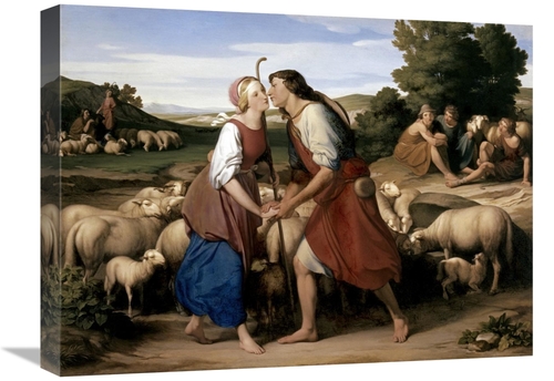 Global Gallery GCS-282585-22-142 22 in. Jacob & Rachel Art Print - Gus