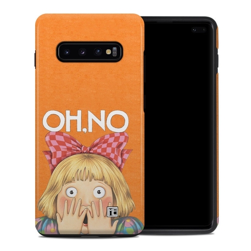 DecalGirl SGS10PHC-OHNO Samsung Galaxy S10 Plus Hybrid Case - Oh No