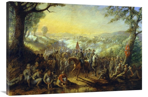 Global Gallery GCS-277955-40-142 40 in. Halt of the Stonewall Brigade 