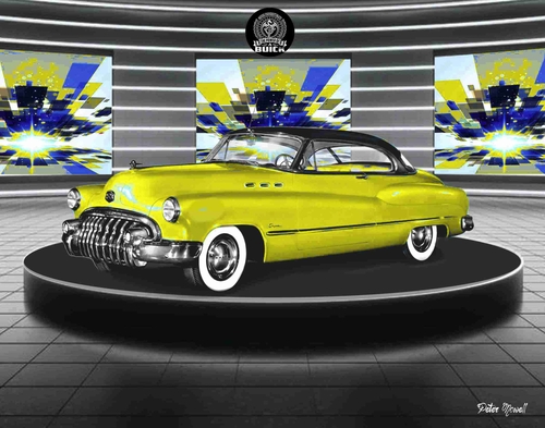 Classic 1950 Buick Mouse Pad Classic Luxury Car