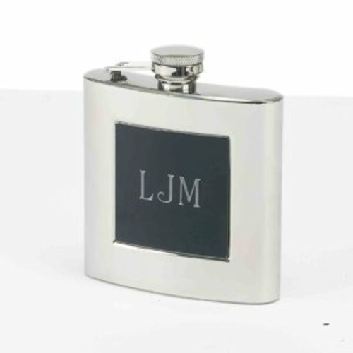 Creative Gifts International 021016 Stainless Steel Flask with Square 