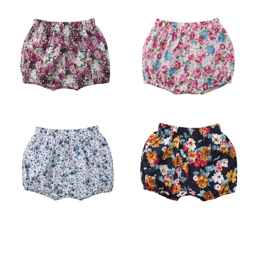 Baby Girl Lovely Floral Printed Shorts Babies