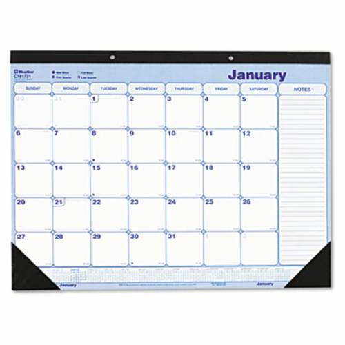 Rediform C181731 Monthly Desk Pad- Chipboard- 21 3/4 x 17