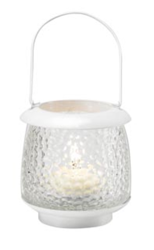 Biedermann & Sons H1978WT Summer White Playa Tea Light Lantern