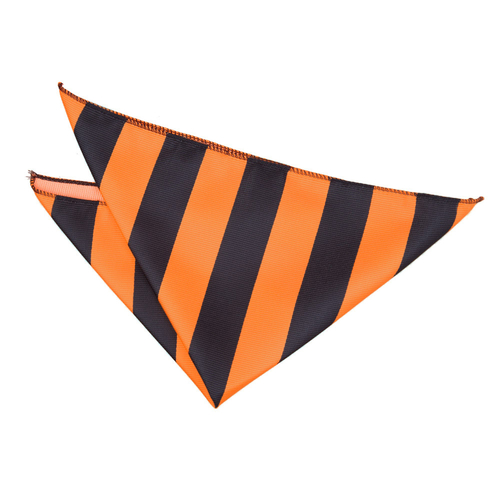 Striped Handkerchief - Orange & Black