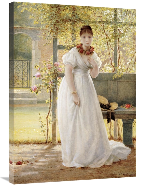 Global Gallery GCS-268241-36-142 36 in. in the Walled Garden Art Print