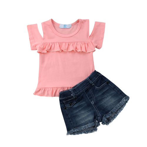 1 6Y Toddler Baby Girls Summer Fashion Causal 2PCS