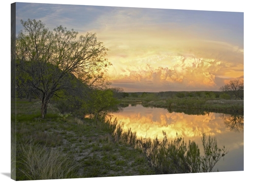Global Gallery GCS-396842-3040-142 30 x 40 in. Storm Clouds Over South