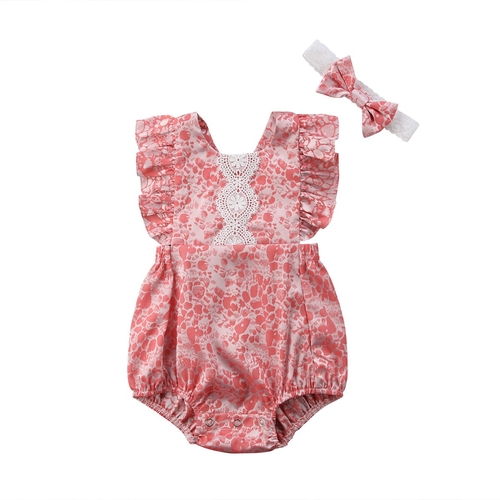 Lovely Newborn Infants Kids Baby Girl Floral