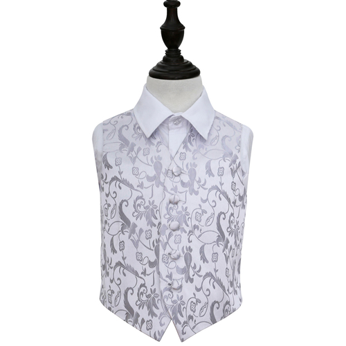 Passion Waistcoat - Boys - Silver, 32'