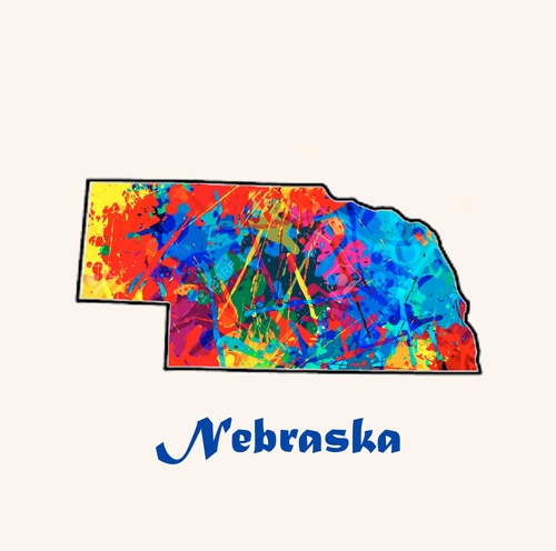 State Of Nebraska A 3 Inch Diameter Patches