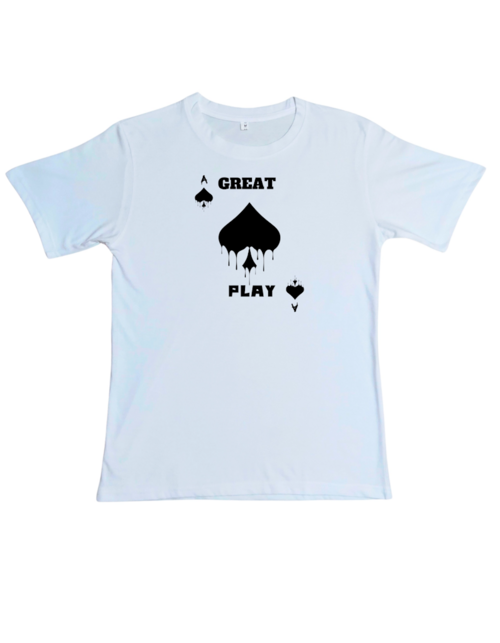 Regular Fit White Tshirt for men & women for Evergreen- design (GREAT