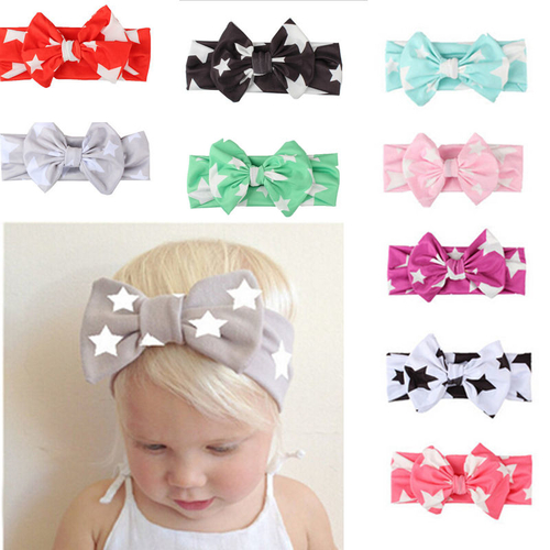 9 Colors Kid Girl Baby Toddler Infant Star Bow
