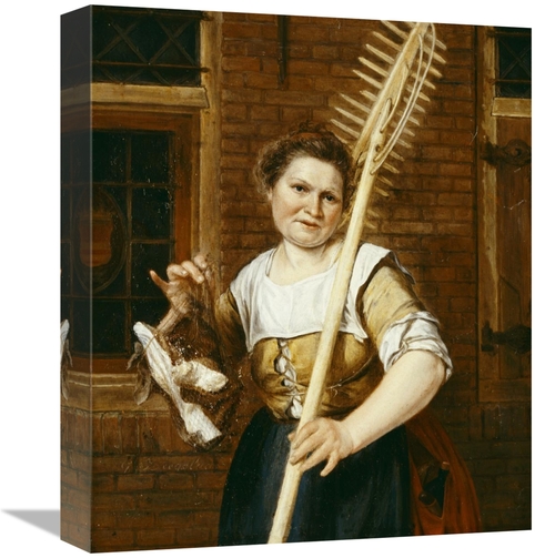 Global Gallery GCS-267610-16-142 16 in. Wife of Haymaker Art Print - G