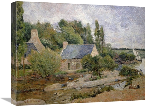 Global Gallery GCS-277638-22-142 22 in. Les Lavendiers a Pont Aven Art