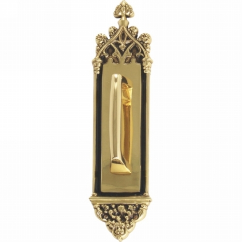 Brass Accents A04-P5601-MSS-610 Gothic Pull Plate with Mission Pull&#4