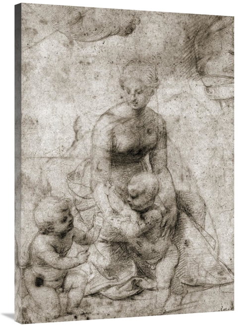 Global Gallery GCS-279519-40-142 40 in. Madonna & Child with John Art 