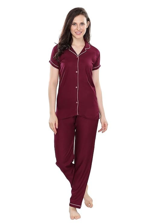 night suits in various  sizes and designs  MAROON M