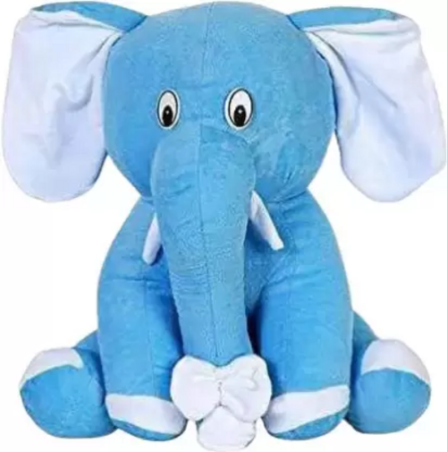 Cute and adorable stuffed animal soft toy for kids 25 cm  (Blue)