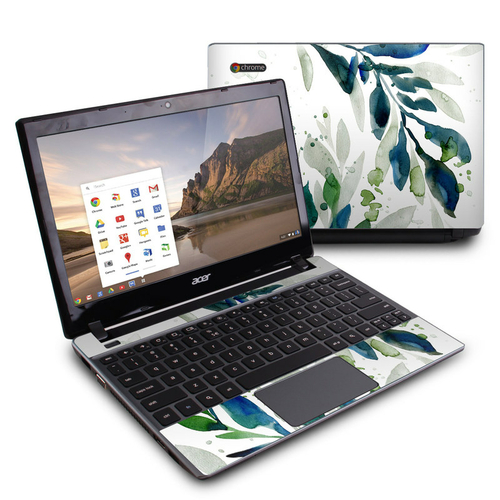 DecalGirl ACC7-FLOATINGLEAVES Acer Chromebook C7 Skin - Floating Leave