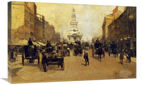 Global Gallery GCS-268500-30-142 30 in. The Strand, London Art Pri