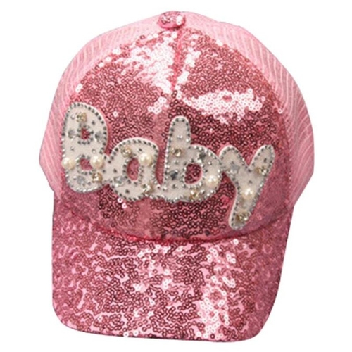 Summer Child Kids Baby Hats Shining Sequins