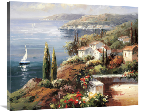 Global Gallery GCS-130197-2835-142 28 x 35 in. Mediterranean Vista Art