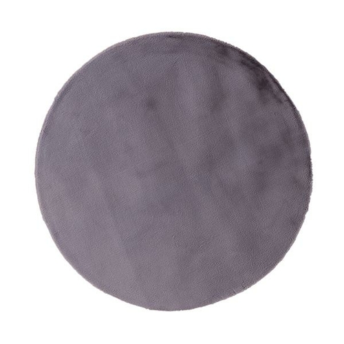 Pony Round Gunmetal Rug 180 X 180 Cm