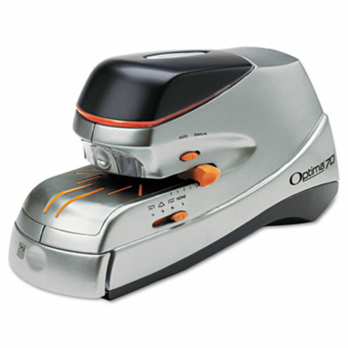 Swingline 48210 Optima Electric Stapler  70-Sheet Capacity  Silver