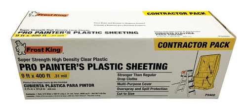 Frost King 5004636 Pro Painters Clear Plastic Sheeting Roll for Multi-