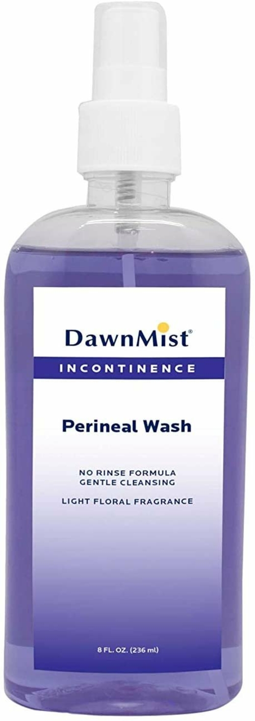 Dukal Spray Bottle 8 oz Bottle for Rinse-Free Perineal Wash. Refill