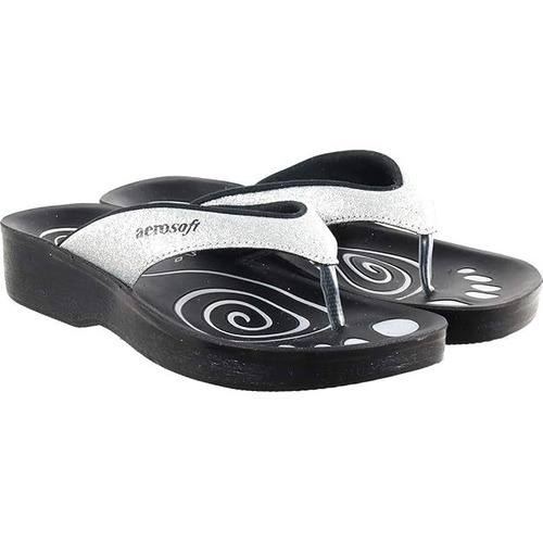 Casual Women's Thong Flip-Flops (Size-UK-4) (Color-GREY)