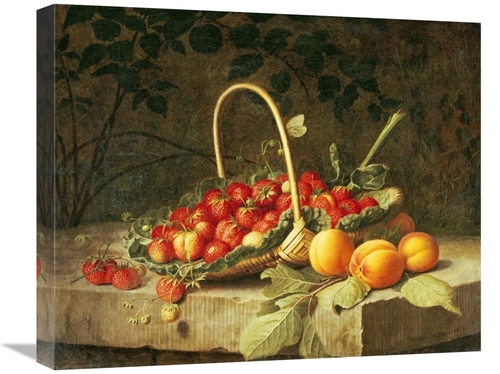 Global Gallery GCS-266484-22-142 22 in. A Basket of Strawberries Art P