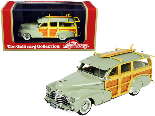 1948 Chevrolet Fleetmaster Woodie Station Wagon with Surfboard Satin