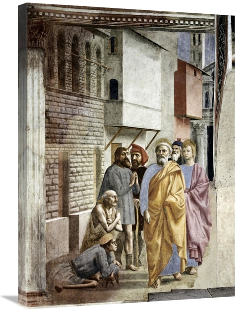 Global Gallery GCS-278415-30-142 30 in. Saint Peter Following Saint Jo