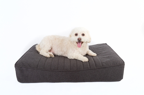Barking Royals 26-1004-LG-CH Urban Chaise Dog Bed, Charcoal - Larg