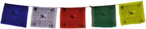 Azure Green FTPF34 Tibetan prayer flag 3 in. x 4 in.