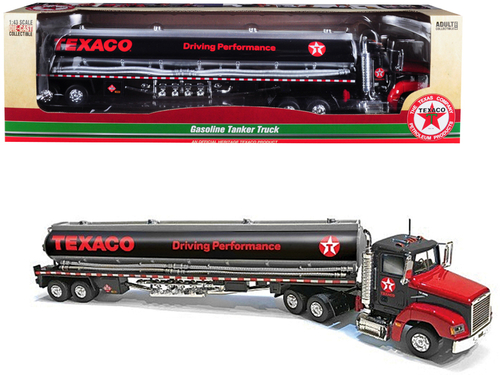 \Texaco\" Gasoline Tanker Truck \"Driving Performance\" Black 1/43