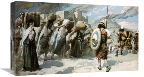 Global Gallery GCS-280560-22-142 22 in. Women of the Midian Led Captiv